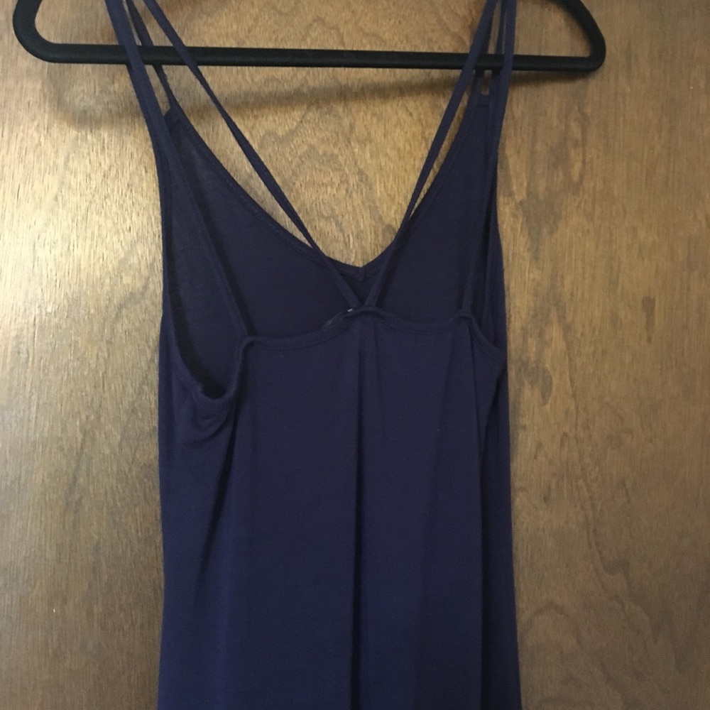 Strappy blue maxi